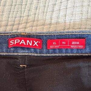 SPANX Women’s Barrel Dark Jeans